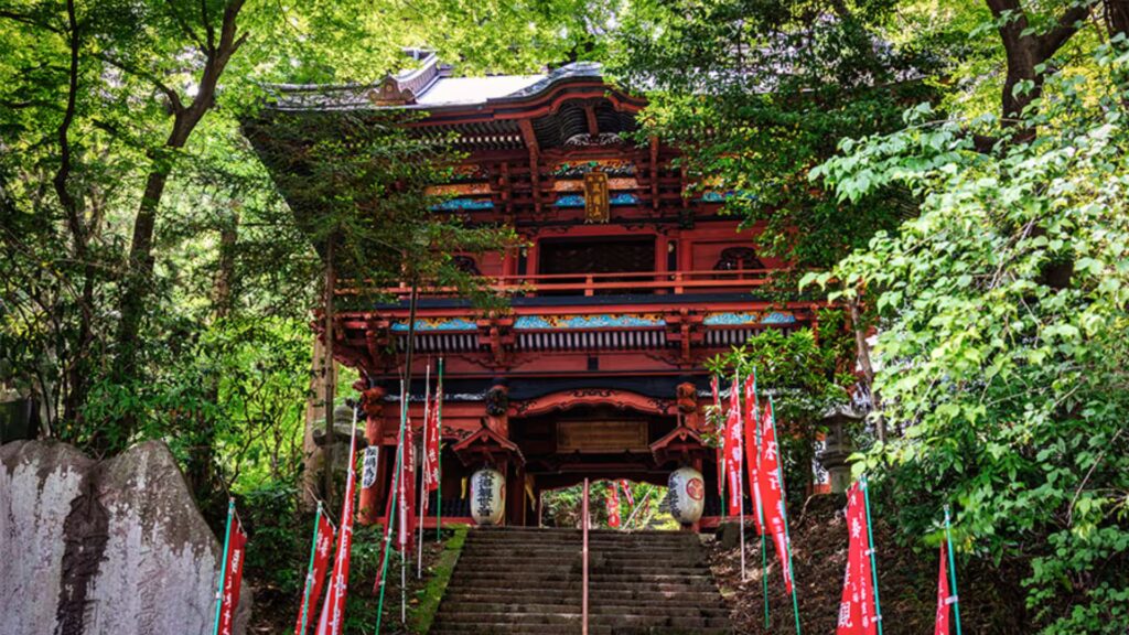 Ancient Mizusawa-dera Temple in Ikaho