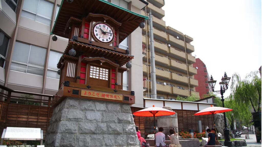 Botchan Karakuri Clock in Dogo Onsen