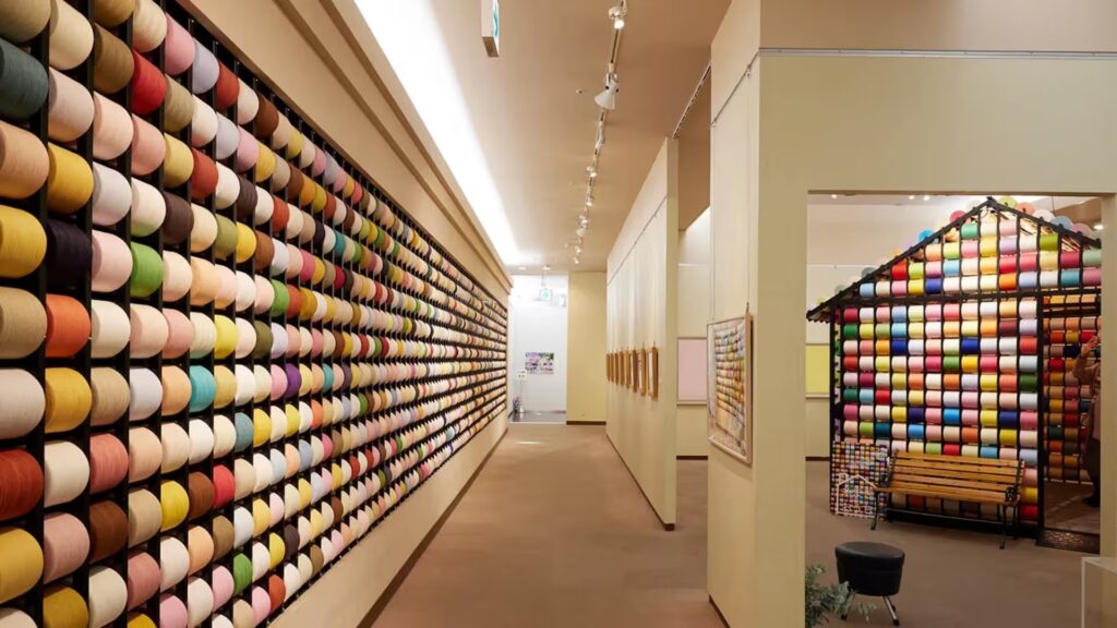 Creative Displays at Imabari Towel Art Center