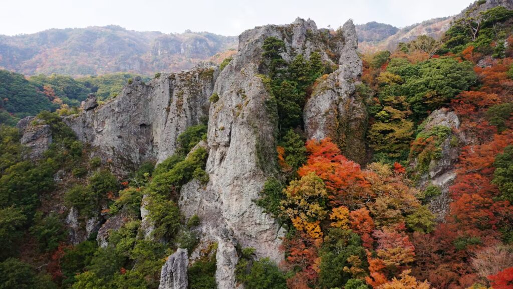 Scenic Kankakei Gorge Ropeway in Shodo-shima