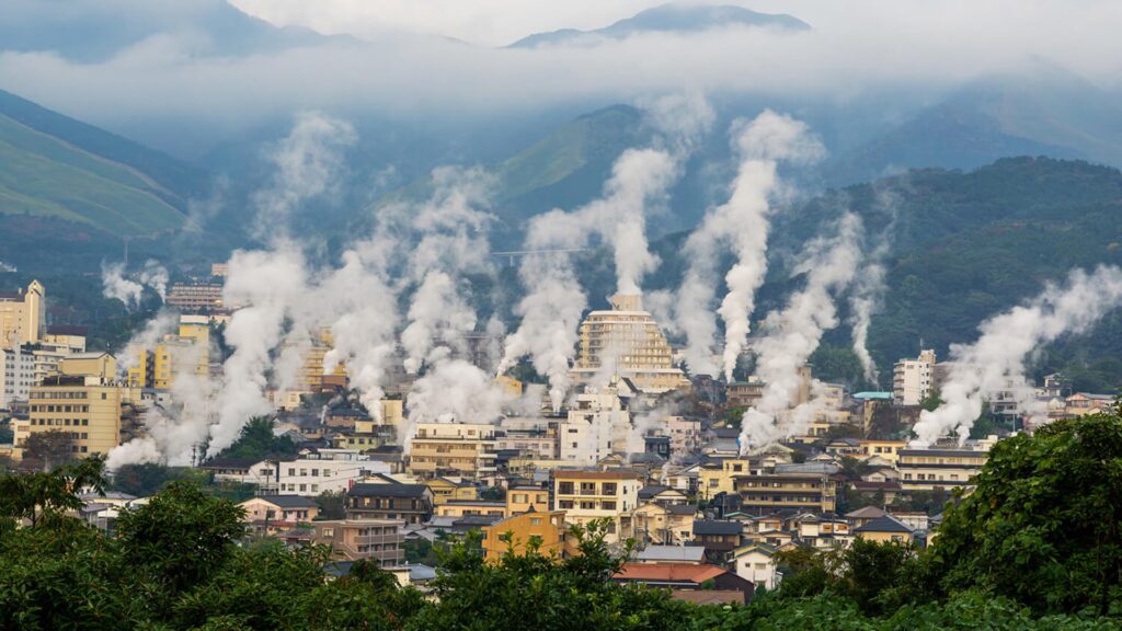 Panoramic View of Beppu City