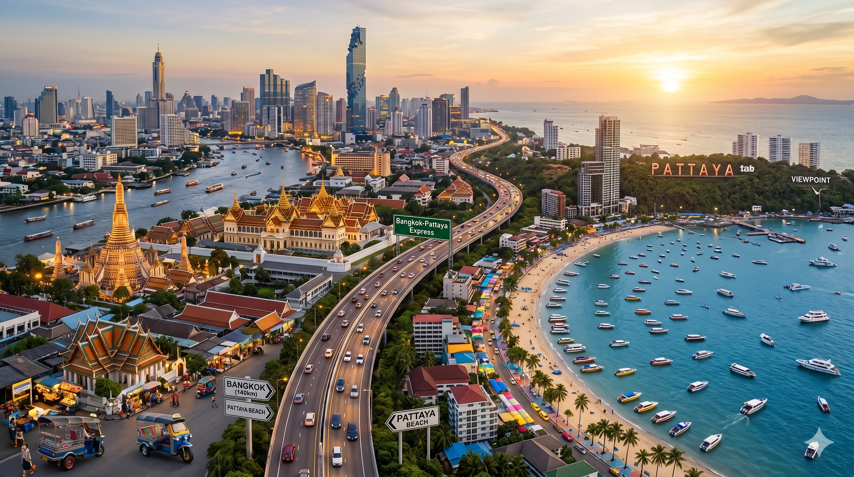 Bangkok Pattaya incentive trip under RM3000 per pax